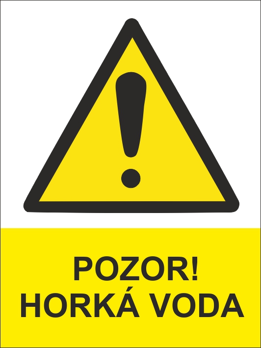 Pozor, horká voda