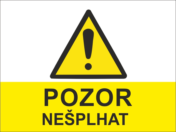 Pozor, nešplhat